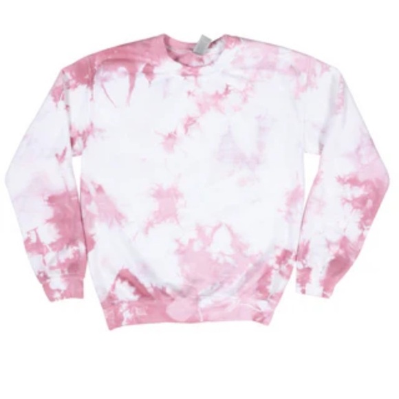 Flirtude Pink Tie-Dye Sweatshirt - Picture 1 of 6